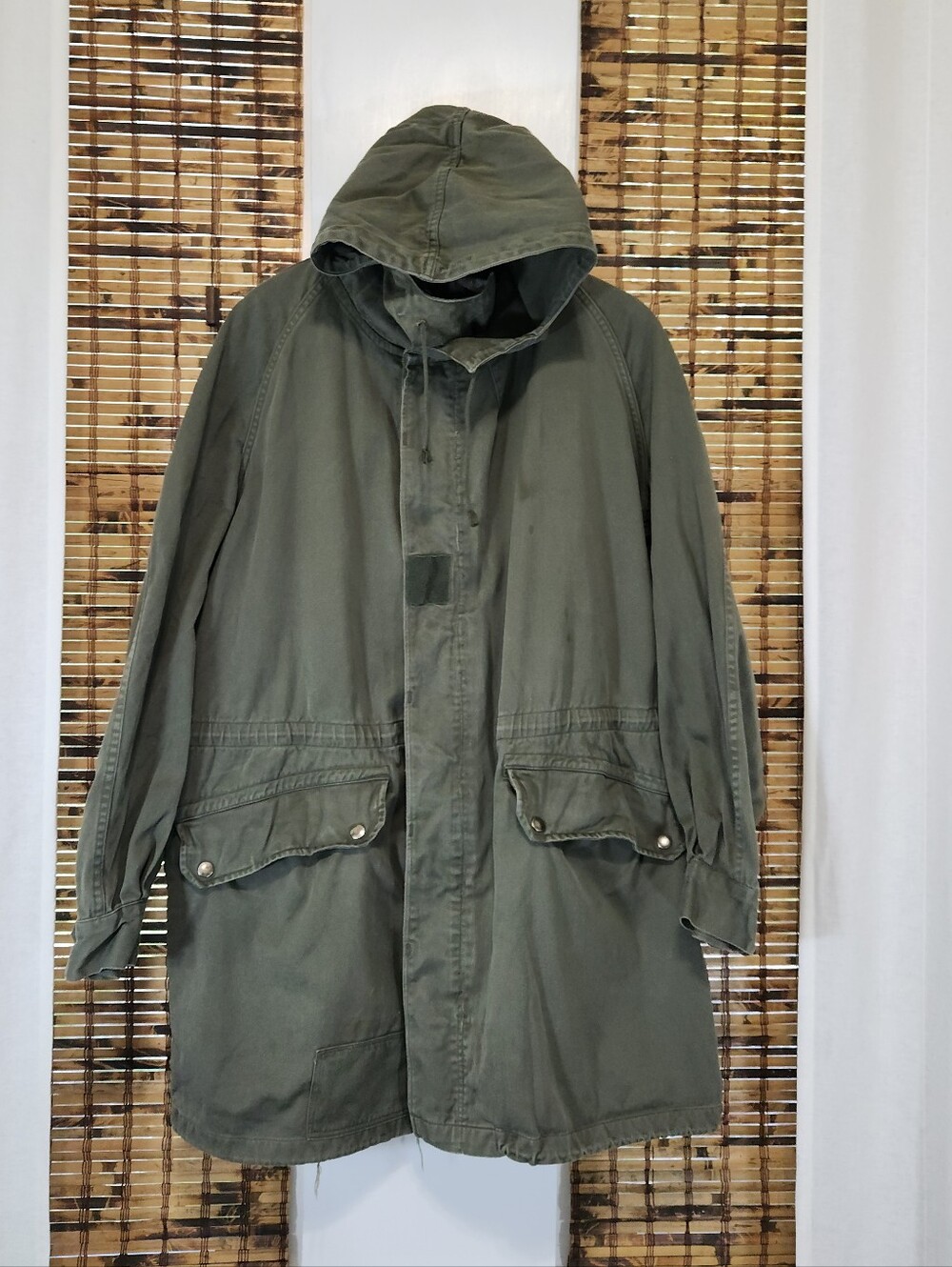 Authentic 1973 French Military Vintage Field Jacket – Classic Olive
